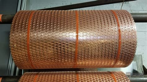 copper expanded metal sheet|rolled copper sheeting.